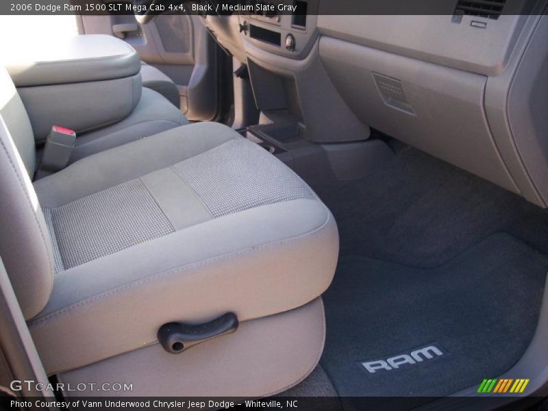 Black / Medium Slate Gray 2006 Dodge Ram 1500 SLT Mega Cab 4x4