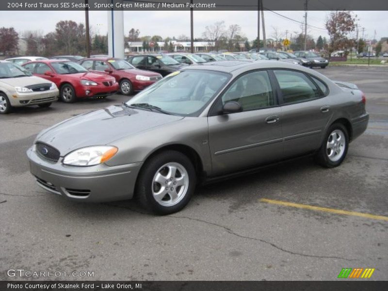 Spruce Green Metallic / Medium Parchment 2004 Ford Taurus SES Sedan
