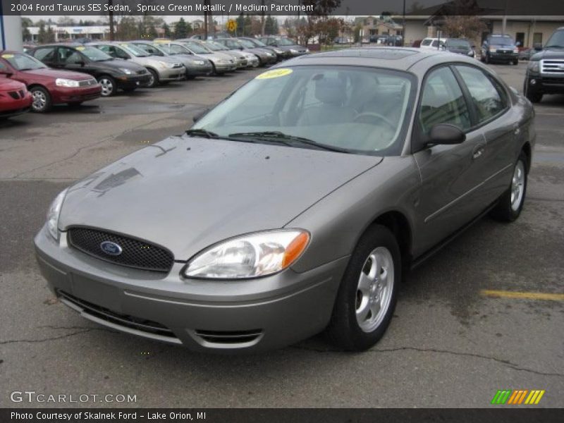 Spruce Green Metallic / Medium Parchment 2004 Ford Taurus SES Sedan