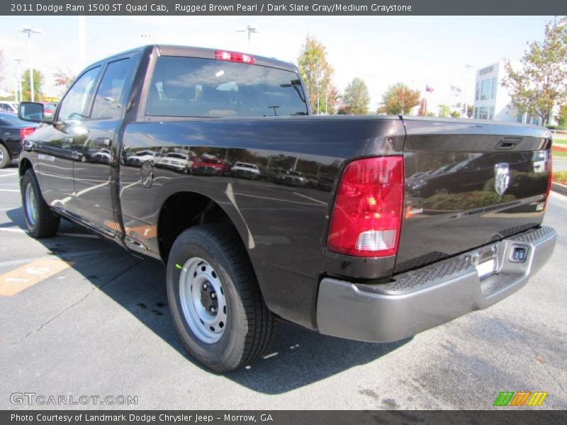 Rugged Brown Pearl / Dark Slate Gray/Medium Graystone 2011 Dodge Ram 1500 ST Quad Cab
