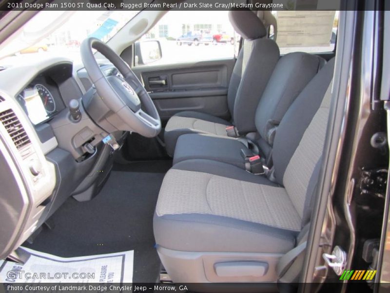 Rugged Brown Pearl / Dark Slate Gray/Medium Graystone 2011 Dodge Ram 1500 ST Quad Cab