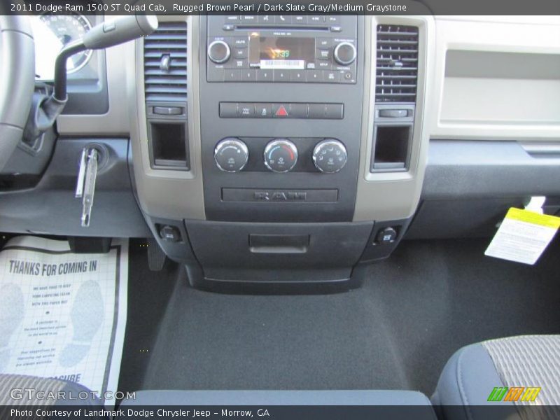 Rugged Brown Pearl / Dark Slate Gray/Medium Graystone 2011 Dodge Ram 1500 ST Quad Cab