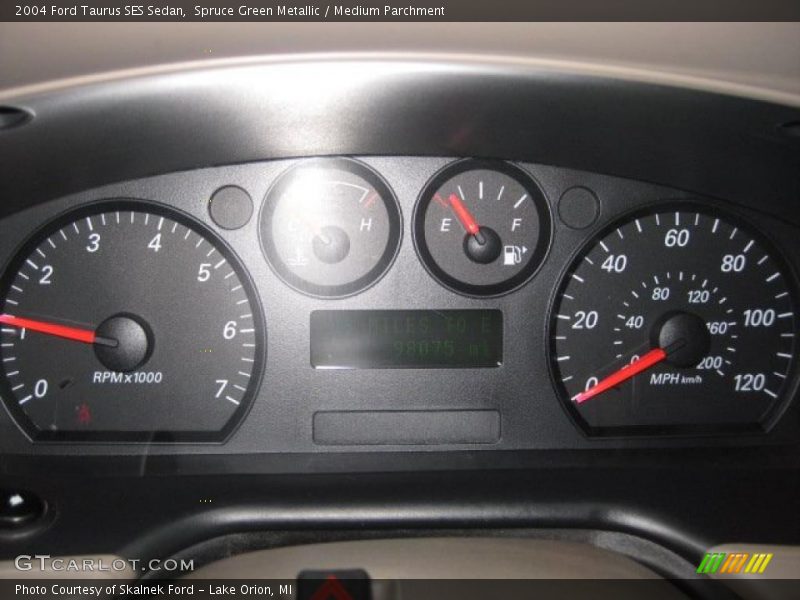 Spruce Green Metallic / Medium Parchment 2004 Ford Taurus SES Sedan