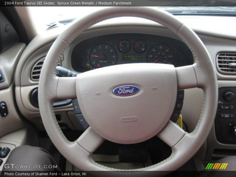 Spruce Green Metallic / Medium Parchment 2004 Ford Taurus SES Sedan