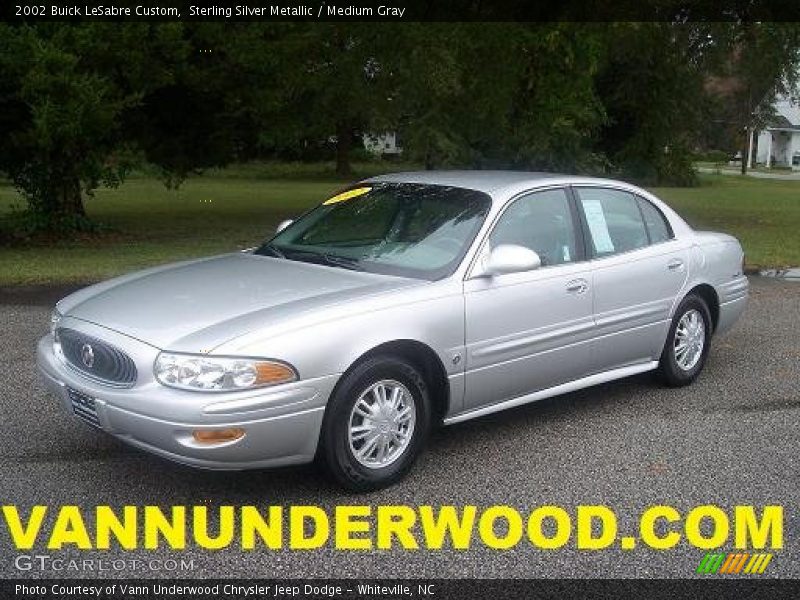 Sterling Silver Metallic / Medium Gray 2002 Buick LeSabre Custom