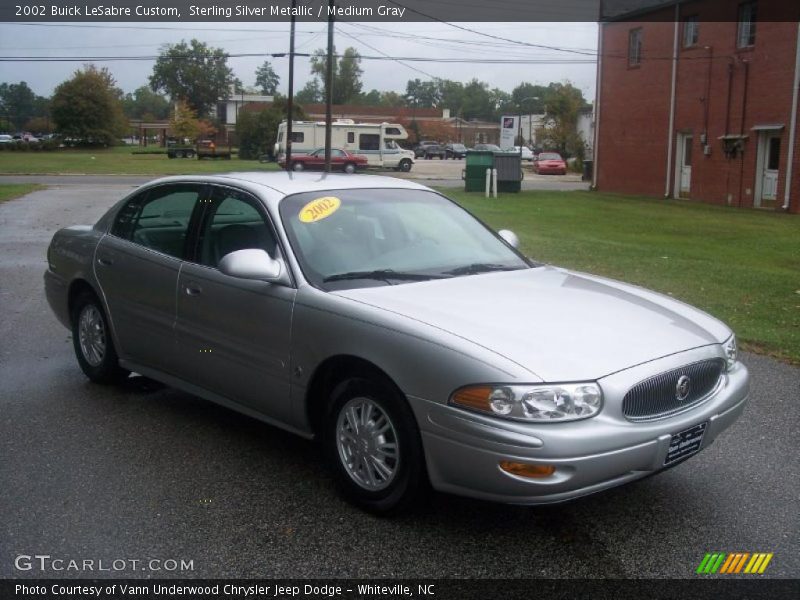 Sterling Silver Metallic / Medium Gray 2002 Buick LeSabre Custom