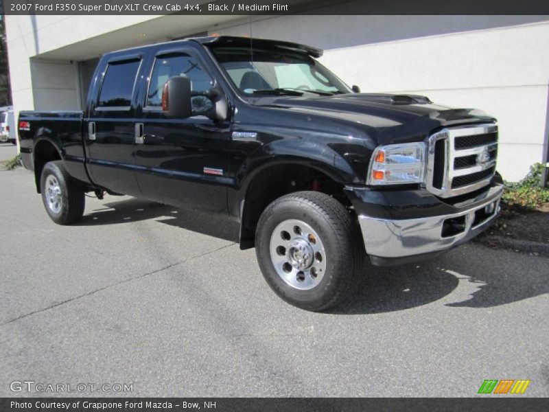 Black / Medium Flint 2007 Ford F350 Super Duty XLT Crew Cab 4x4