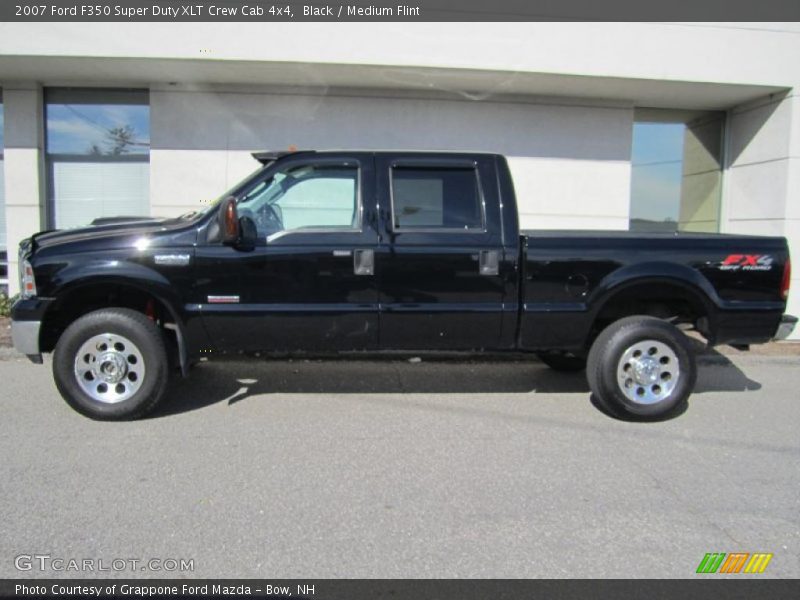 Black / Medium Flint 2007 Ford F350 Super Duty XLT Crew Cab 4x4