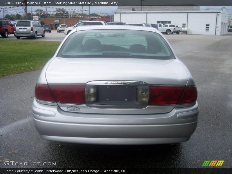 Sterling Silver Metallic / Medium Gray 2002 Buick LeSabre Custom