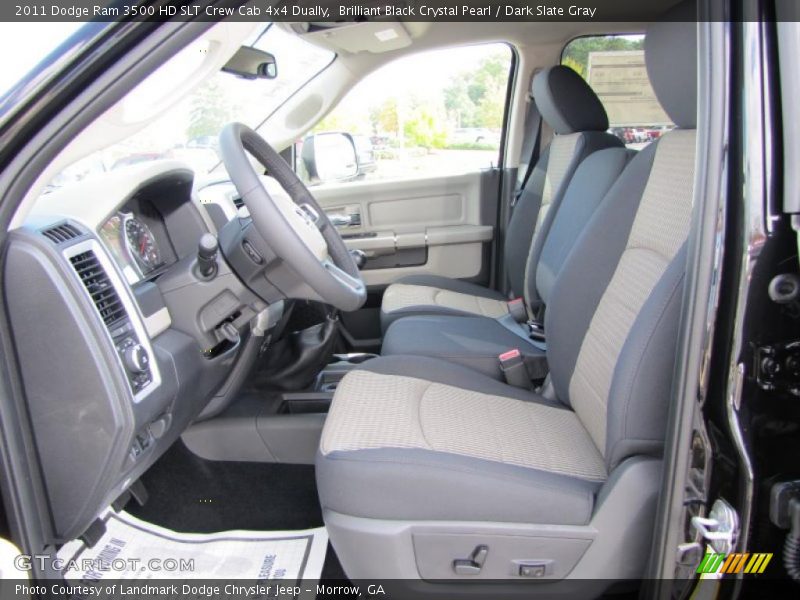  2011 Ram 3500 HD SLT Crew Cab 4x4 Dually Dark Slate Gray Interior