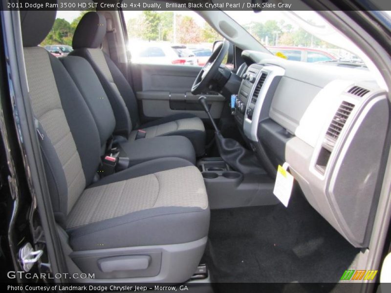  2011 Ram 3500 HD SLT Crew Cab 4x4 Dually Dark Slate Gray Interior