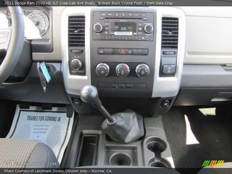 Controls of 2011 Ram 3500 HD SLT Crew Cab 4x4 Dually