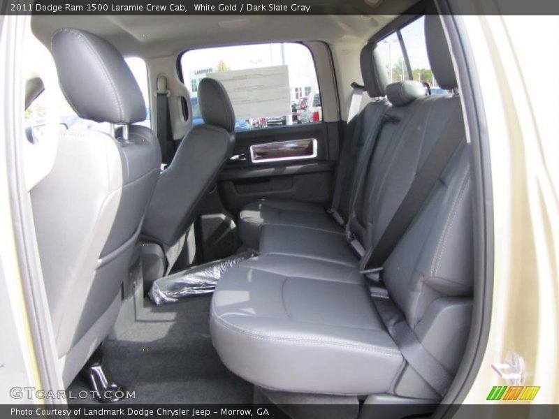 White Gold / Dark Slate Gray 2011 Dodge Ram 1500 Laramie Crew Cab
