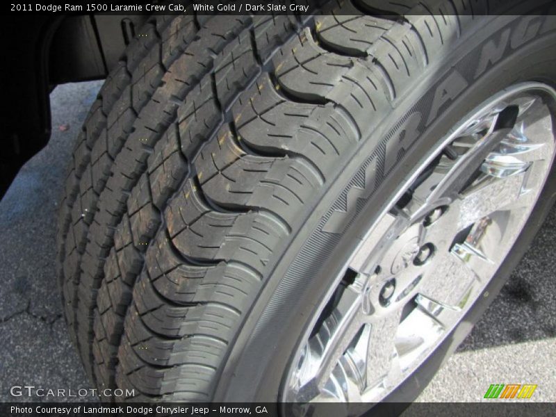 White Gold / Dark Slate Gray 2011 Dodge Ram 1500 Laramie Crew Cab