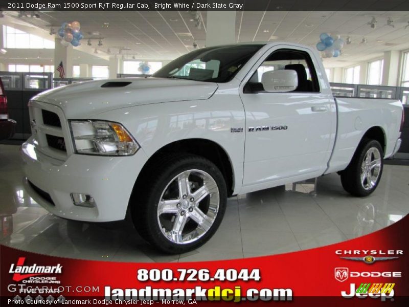 Bright White / Dark Slate Gray 2011 Dodge Ram 1500 Sport R/T Regular Cab