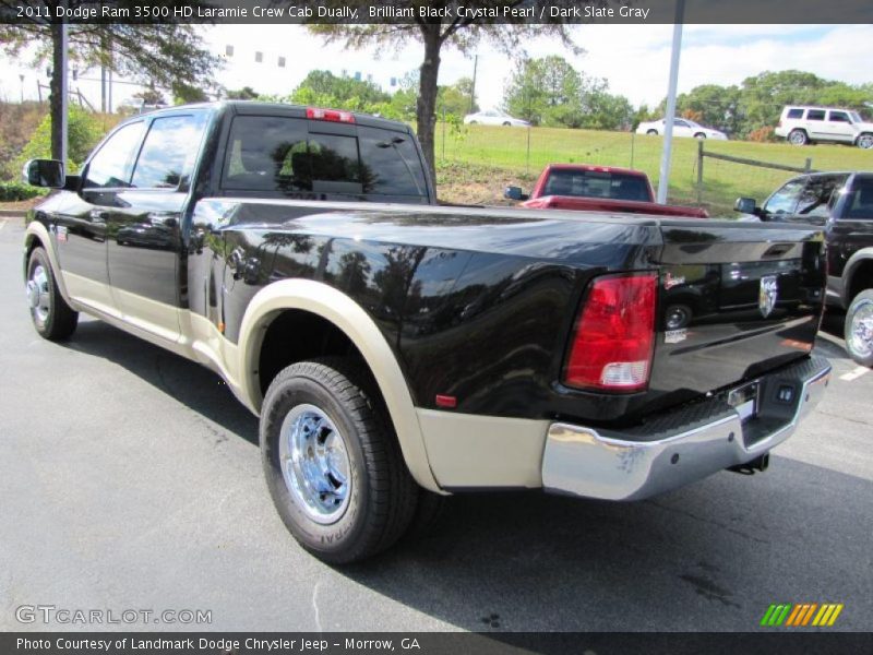  2011 Ram 3500 HD Laramie Crew Cab Dually Brilliant Black Crystal Pearl