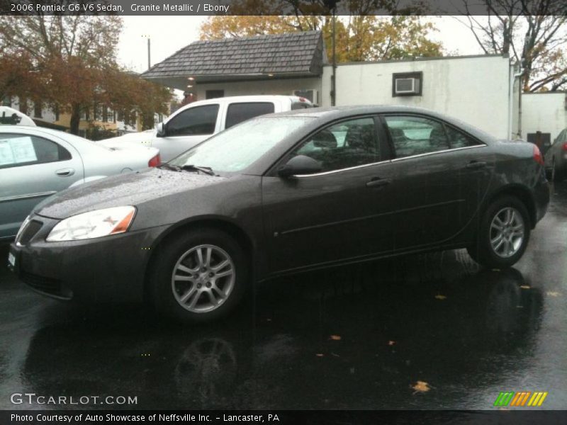 Granite Metallic / Ebony 2006 Pontiac G6 V6 Sedan