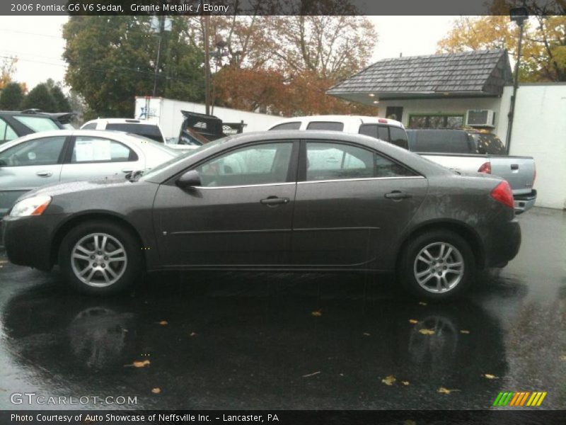 Granite Metallic / Ebony 2006 Pontiac G6 V6 Sedan