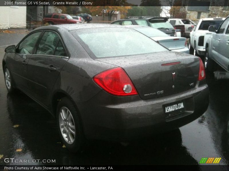 Granite Metallic / Ebony 2006 Pontiac G6 V6 Sedan