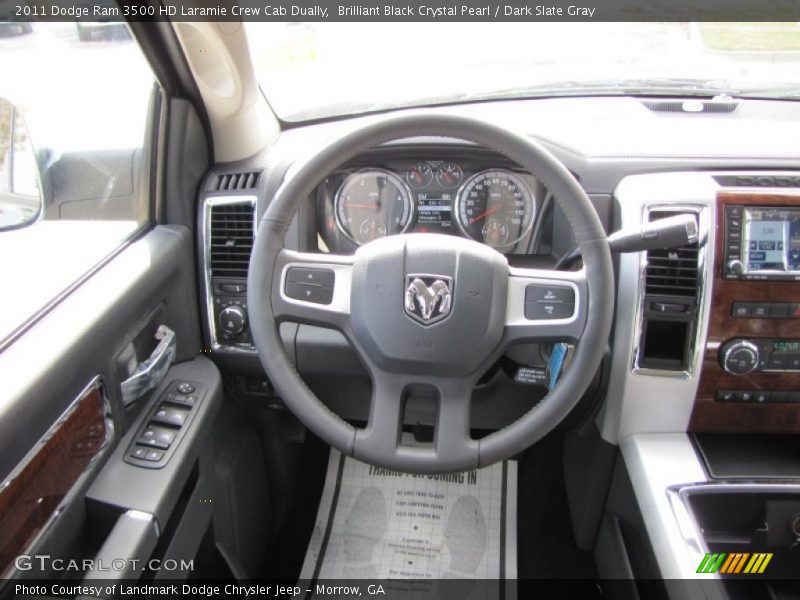  2011 Ram 3500 HD Laramie Crew Cab Dually Steering Wheel