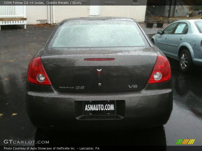 Granite Metallic / Ebony 2006 Pontiac G6 V6 Sedan