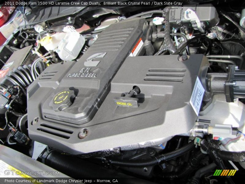  2011 Ram 3500 HD Laramie Crew Cab Dually Engine - 6.7 Liter OHV 24-Valve Cummins Turbo-Diesel Inline 6 Cylinder