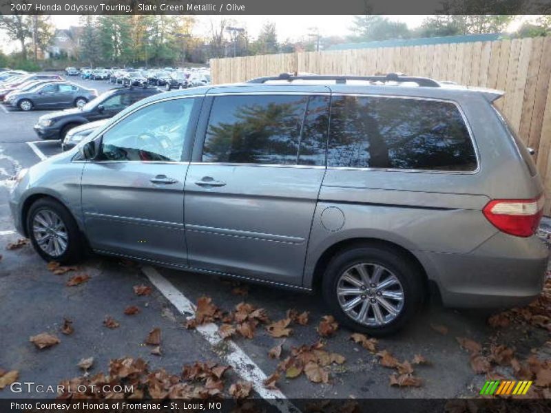 Slate Green Metallic / Olive 2007 Honda Odyssey Touring