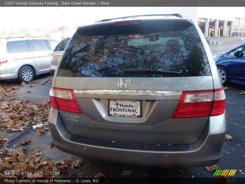 Slate Green Metallic / Olive 2007 Honda Odyssey Touring