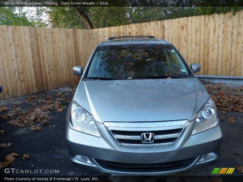 Slate Green Metallic / Olive 2007 Honda Odyssey Touring