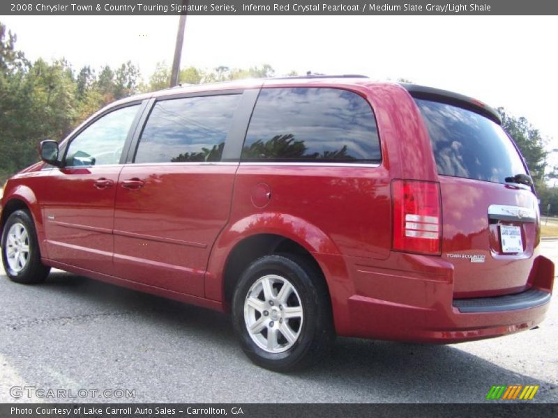 Inferno Red Crystal Pearlcoat / Medium Slate Gray/Light Shale 2008 Chrysler Town & Country Touring Signature Series