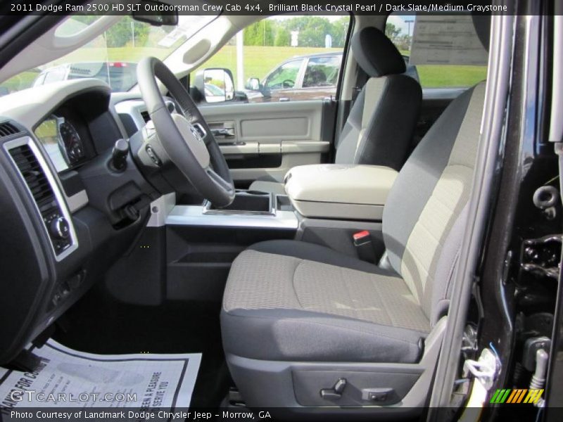  2011 Ram 2500 HD SLT Outdoorsman Crew Cab 4x4 Dark Slate/Medium Graystone Interior