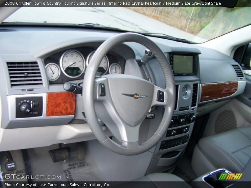 Inferno Red Crystal Pearlcoat / Medium Slate Gray/Light Shale 2008 Chrysler Town & Country Touring Signature Series