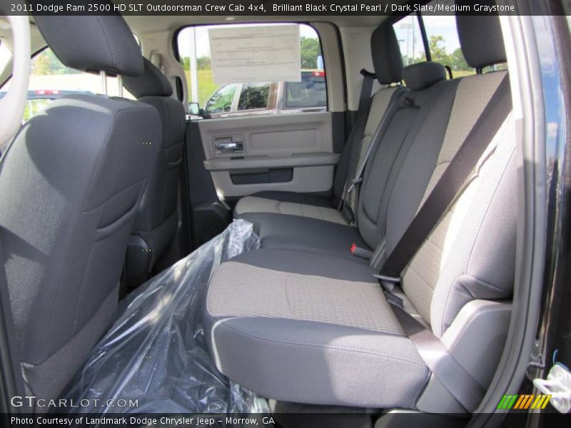  2011 Ram 2500 HD SLT Outdoorsman Crew Cab 4x4 Dark Slate/Medium Graystone Interior