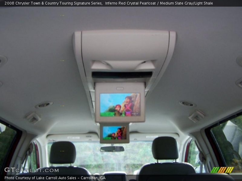 Inferno Red Crystal Pearlcoat / Medium Slate Gray/Light Shale 2008 Chrysler Town & Country Touring Signature Series