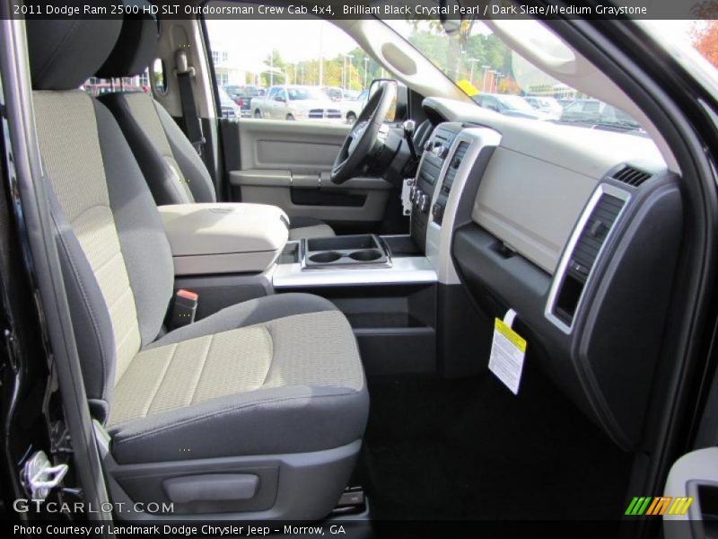  2011 Ram 2500 HD SLT Outdoorsman Crew Cab 4x4 Dark Slate/Medium Graystone Interior