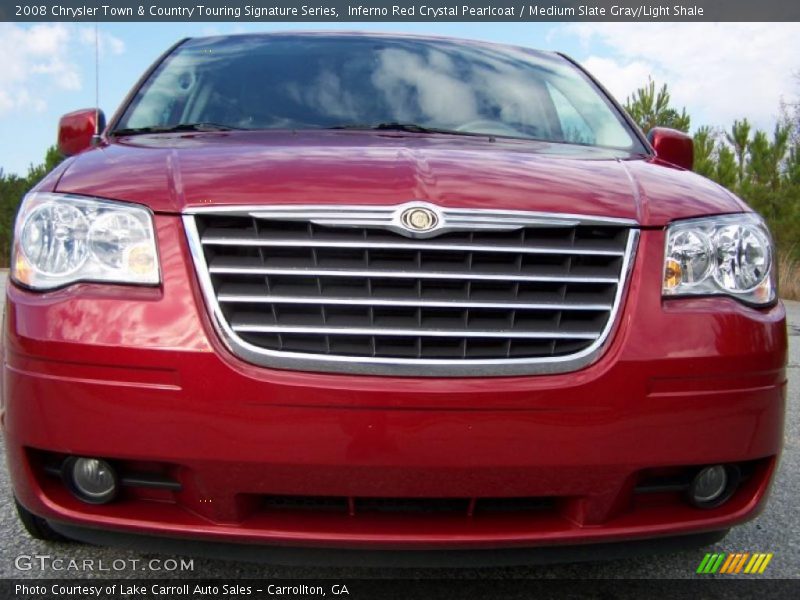 Inferno Red Crystal Pearlcoat / Medium Slate Gray/Light Shale 2008 Chrysler Town & Country Touring Signature Series