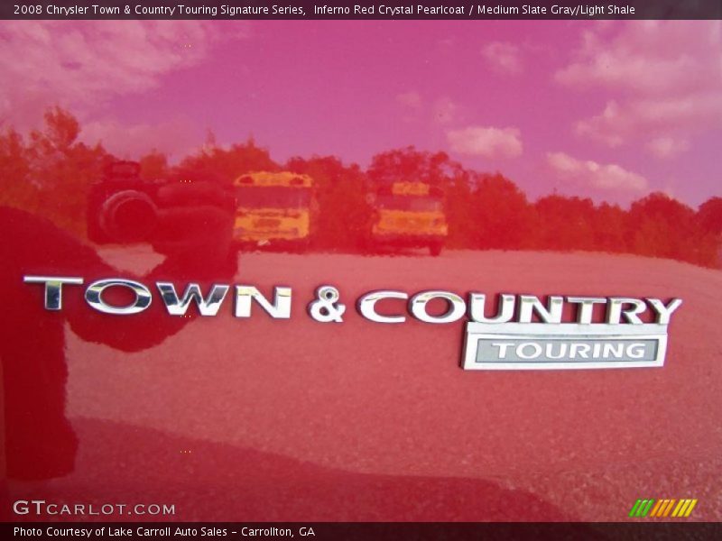 Inferno Red Crystal Pearlcoat / Medium Slate Gray/Light Shale 2008 Chrysler Town & Country Touring Signature Series