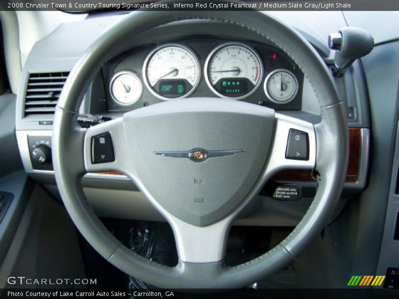 Inferno Red Crystal Pearlcoat / Medium Slate Gray/Light Shale 2008 Chrysler Town & Country Touring Signature Series