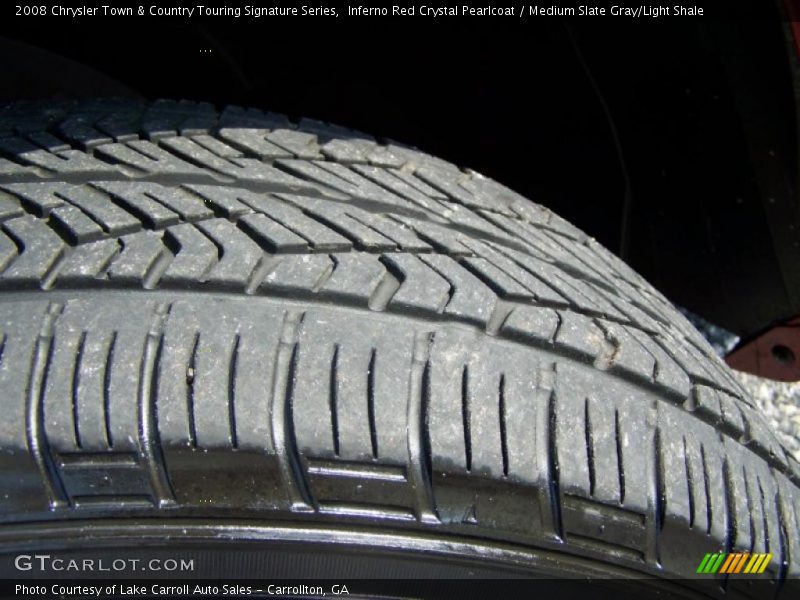 Inferno Red Crystal Pearlcoat / Medium Slate Gray/Light Shale 2008 Chrysler Town & Country Touring Signature Series