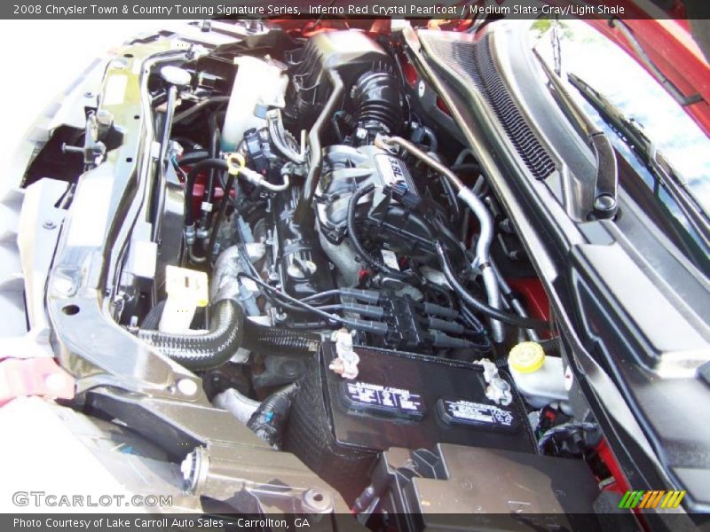 Inferno Red Crystal Pearlcoat / Medium Slate Gray/Light Shale 2008 Chrysler Town & Country Touring Signature Series