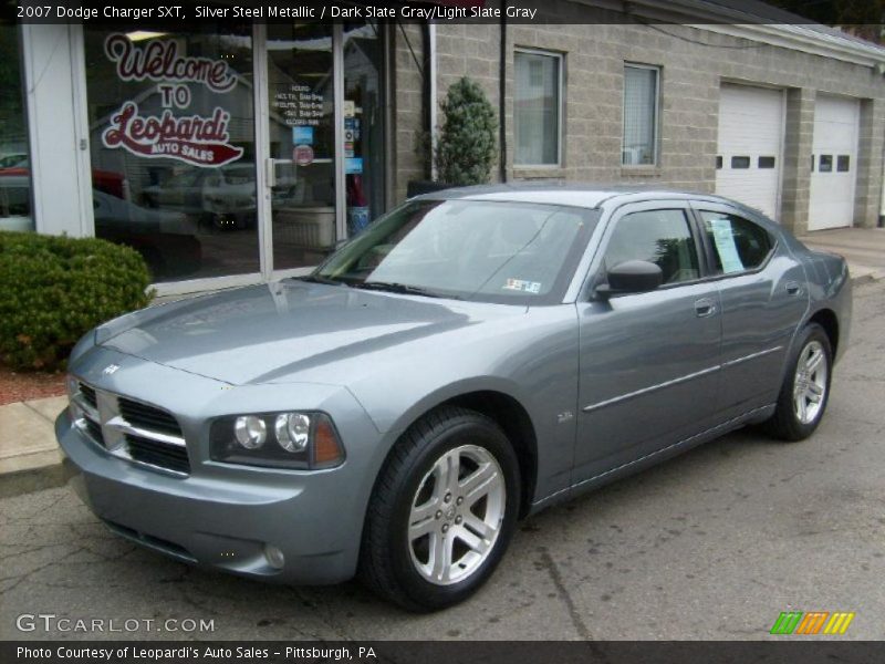 Silver Steel Metallic / Dark Slate Gray/Light Slate Gray 2007 Dodge Charger SXT