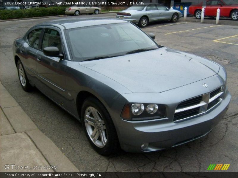 Silver Steel Metallic / Dark Slate Gray/Light Slate Gray 2007 Dodge Charger SXT