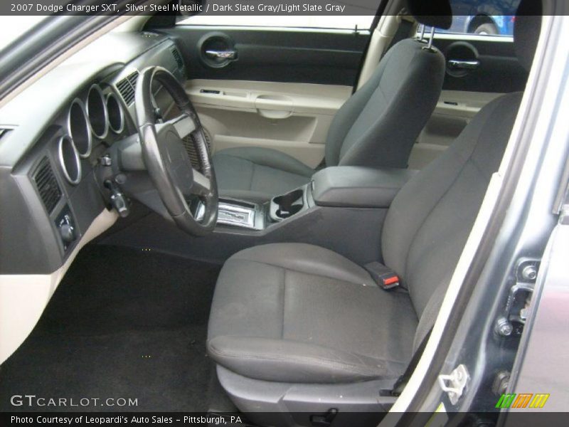 Silver Steel Metallic / Dark Slate Gray/Light Slate Gray 2007 Dodge Charger SXT