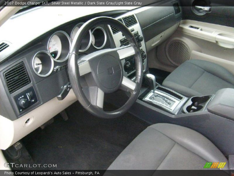 Silver Steel Metallic / Dark Slate Gray/Light Slate Gray 2007 Dodge Charger SXT