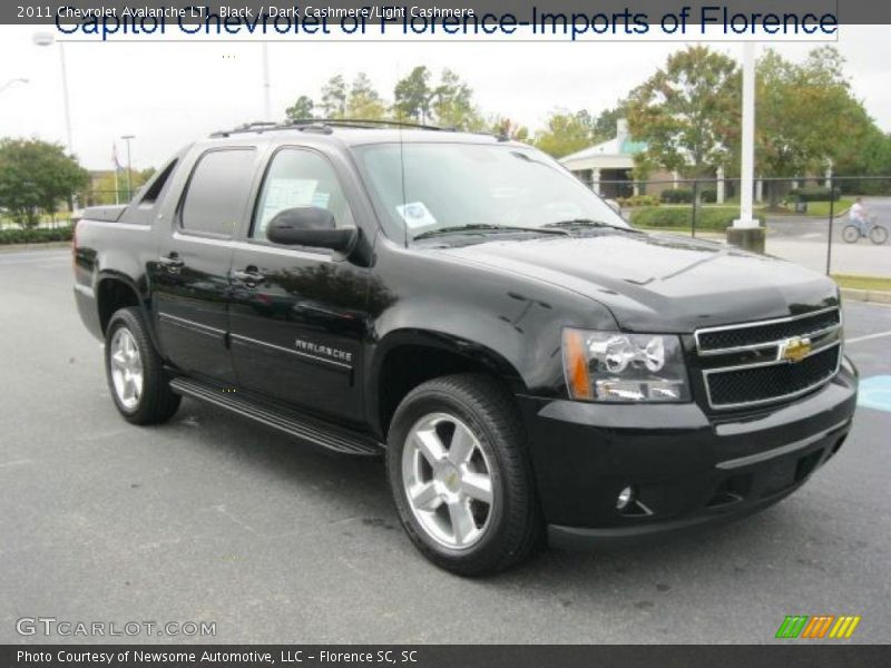Black / Dark Cashmere/Light Cashmere 2011 Chevrolet Avalanche LT