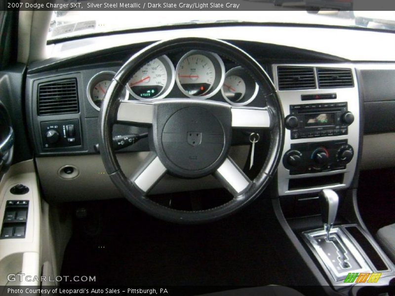 Silver Steel Metallic / Dark Slate Gray/Light Slate Gray 2007 Dodge Charger SXT