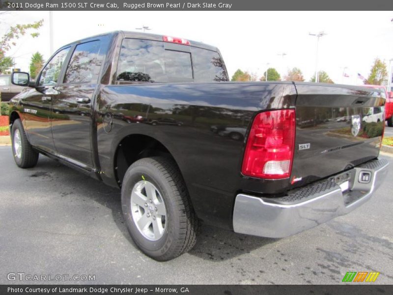 Rugged Brown Pearl / Dark Slate Gray 2011 Dodge Ram 1500 SLT Crew Cab
