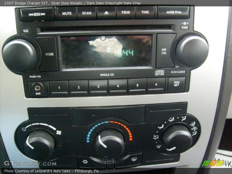 Silver Steel Metallic / Dark Slate Gray/Light Slate Gray 2007 Dodge Charger SXT