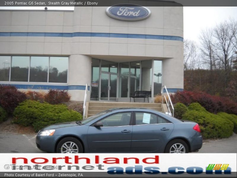 Stealth Gray Metallic / Ebony 2005 Pontiac G6 Sedan