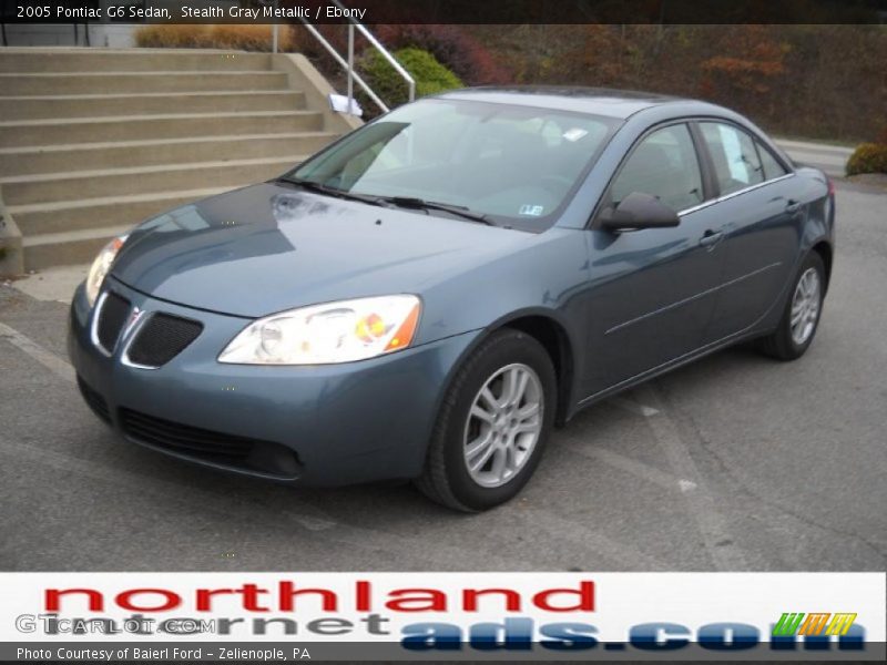 Stealth Gray Metallic / Ebony 2005 Pontiac G6 Sedan